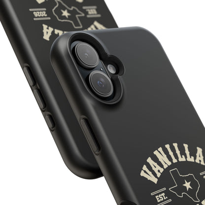Black w/Ivory Logo lmpact-Resistant Phone Cases