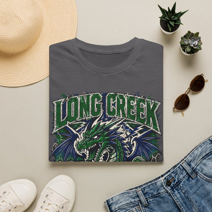 Long Creek Dragons T-Shirt — Vintage Green Dragon School Spirit Tee