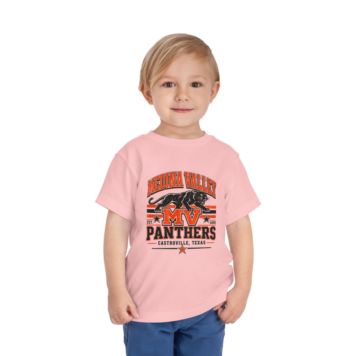 Toddler Tee — Medina Valley Panthers MV Football Team Shirt (Castroville, Texas)
