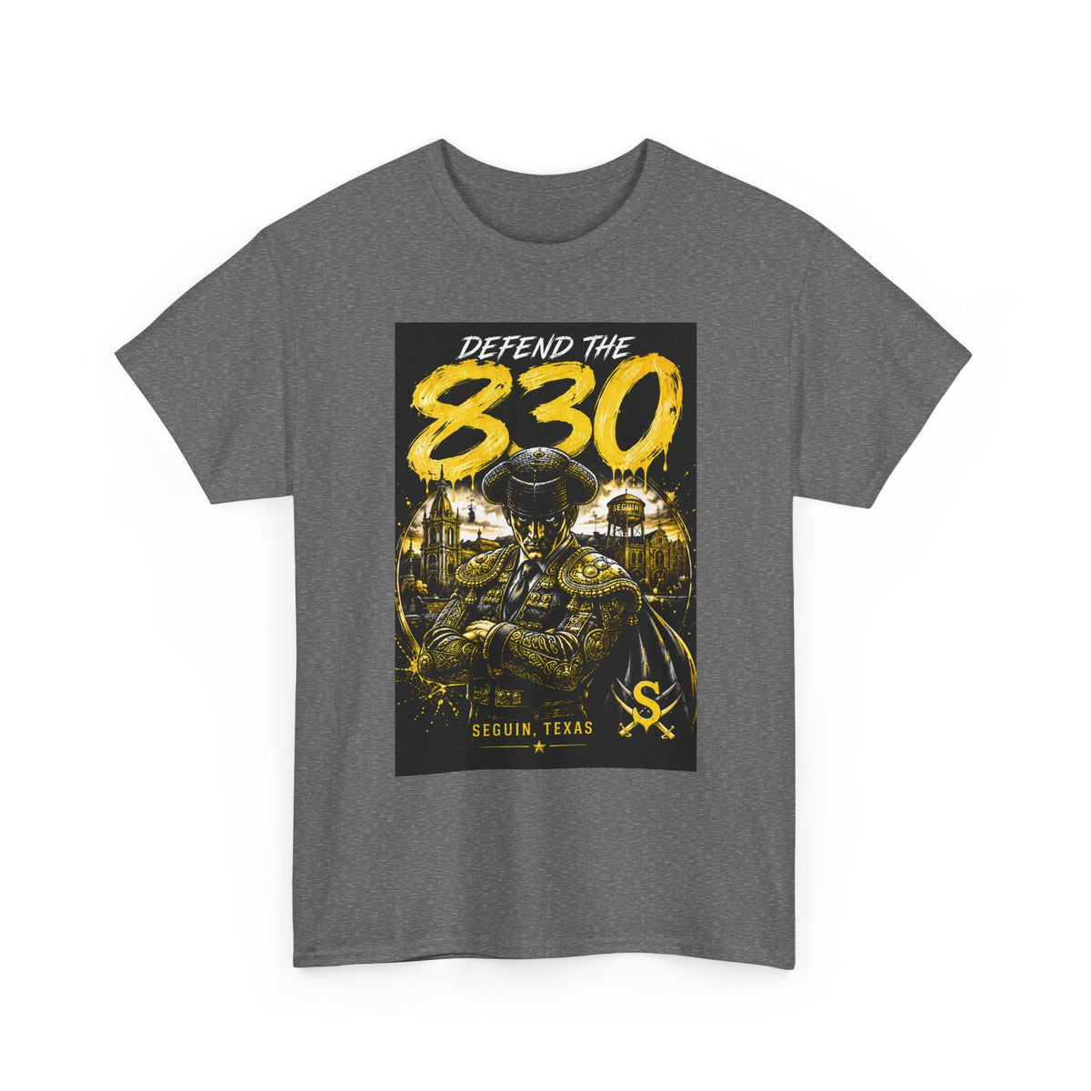Defend The 830 Matador T-Shirt — San Antonio Pride, Military/Streetwear Graphic Tee