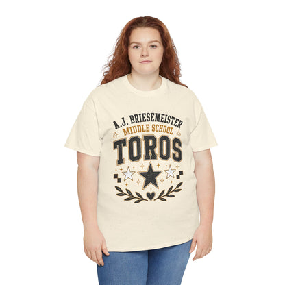 Toros Middle School Tee – A.J. Briesmeister School Spirit Shirt