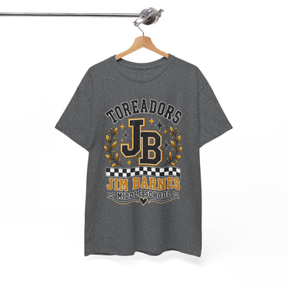Toreadors JB Jim Barnes Middle School Tee — School Spirit Graphic T-Shirt