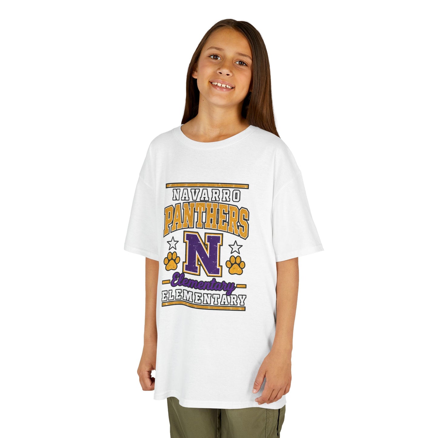 Navarro Panthers Kids T-Shirt — 'N' Elementary School Spirit Tee