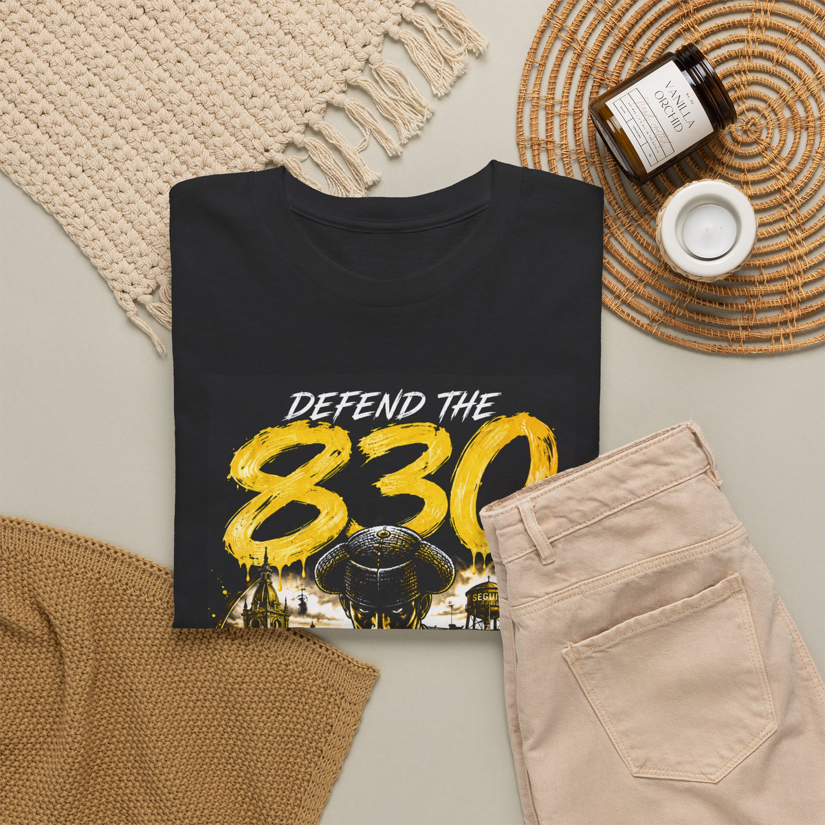 Defend The 830 Matador T-Shirt — San Antonio Pride, Military/Streetwear Graphic Tee