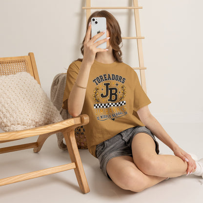 Toreadors JB Jim Barnes Middle School Tee — School Spirit Graphic T-Shirt