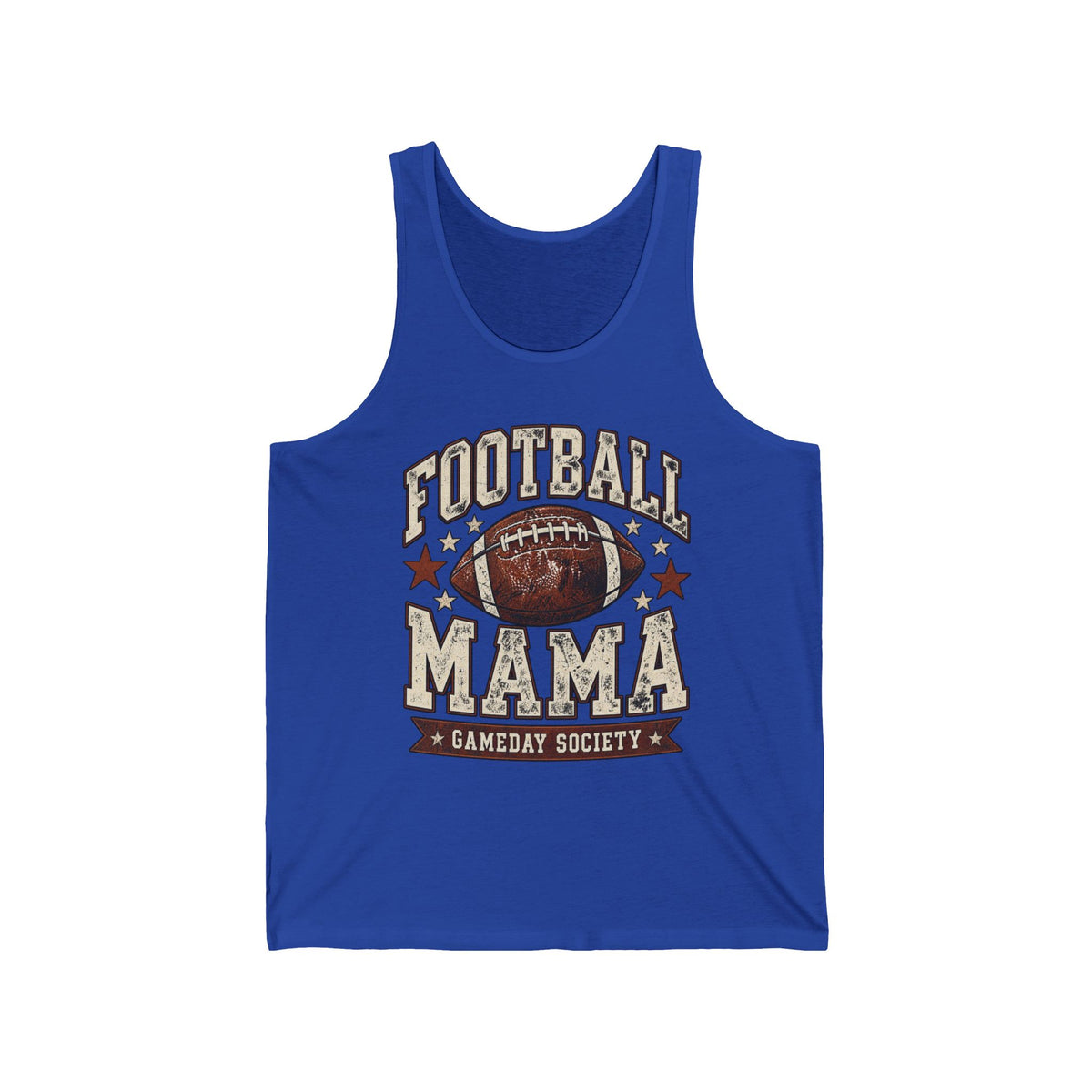 Football Mama Tank Top — Vintage Gameday Jersey Tank (Custom Name & Number)