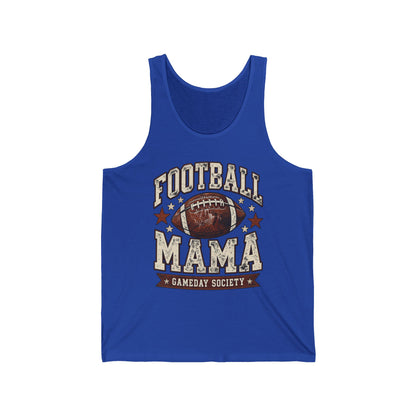 Football Mama Tank Top — Vintage Gameday Jersey Tank (Custom Name & Number)