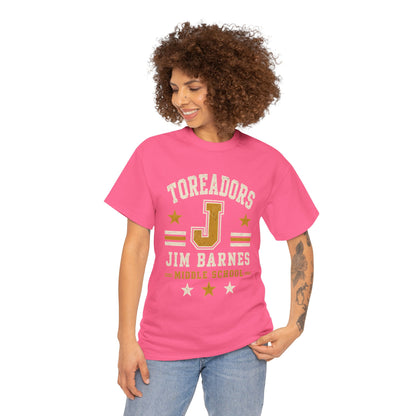 Toreadors Jim Barnes School Letterman Tee — Vintage School Spirit T-Shirt