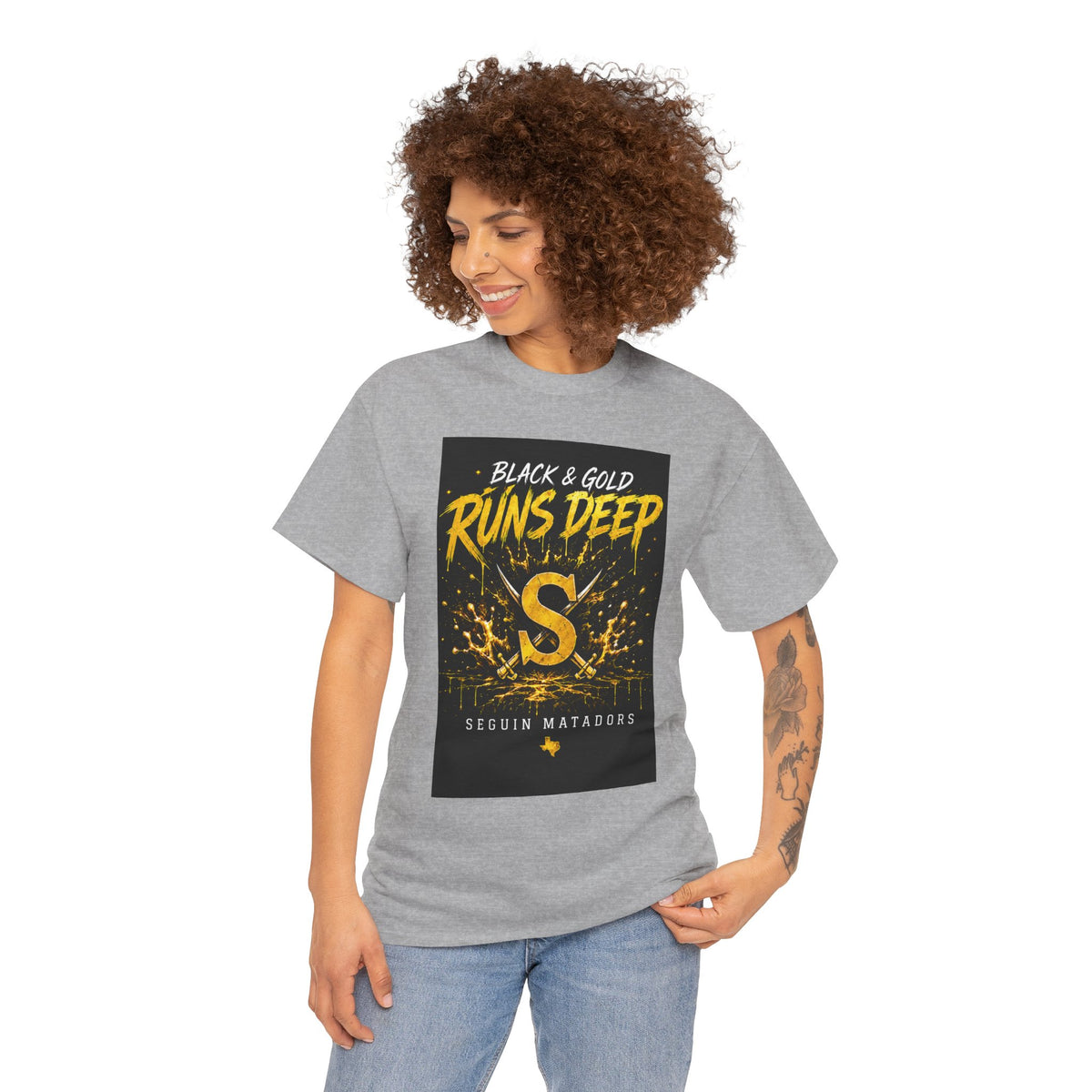 Seguin Matadors 'Black & Gold Runs Deep' T-Shirt