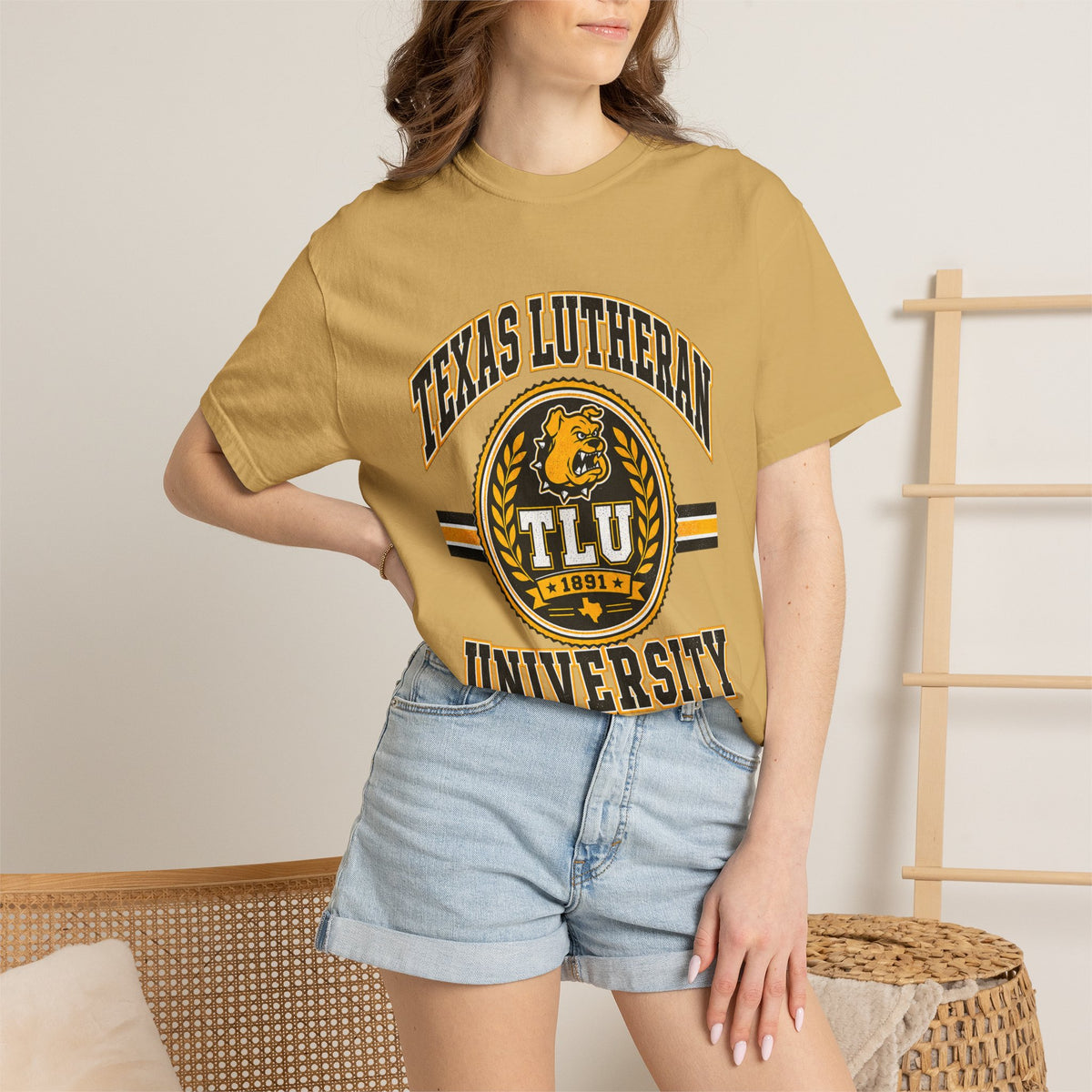 Texas Lutheran University TLU Crest T-Shirt