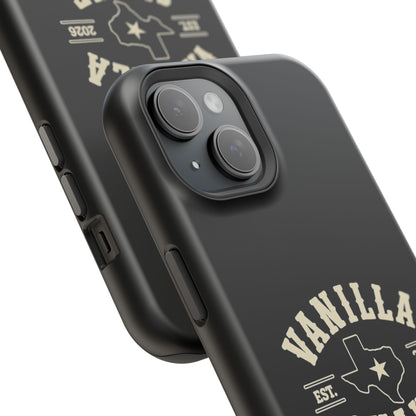 Black w/Ivory Logo lmpact-Resistant Phone Cases