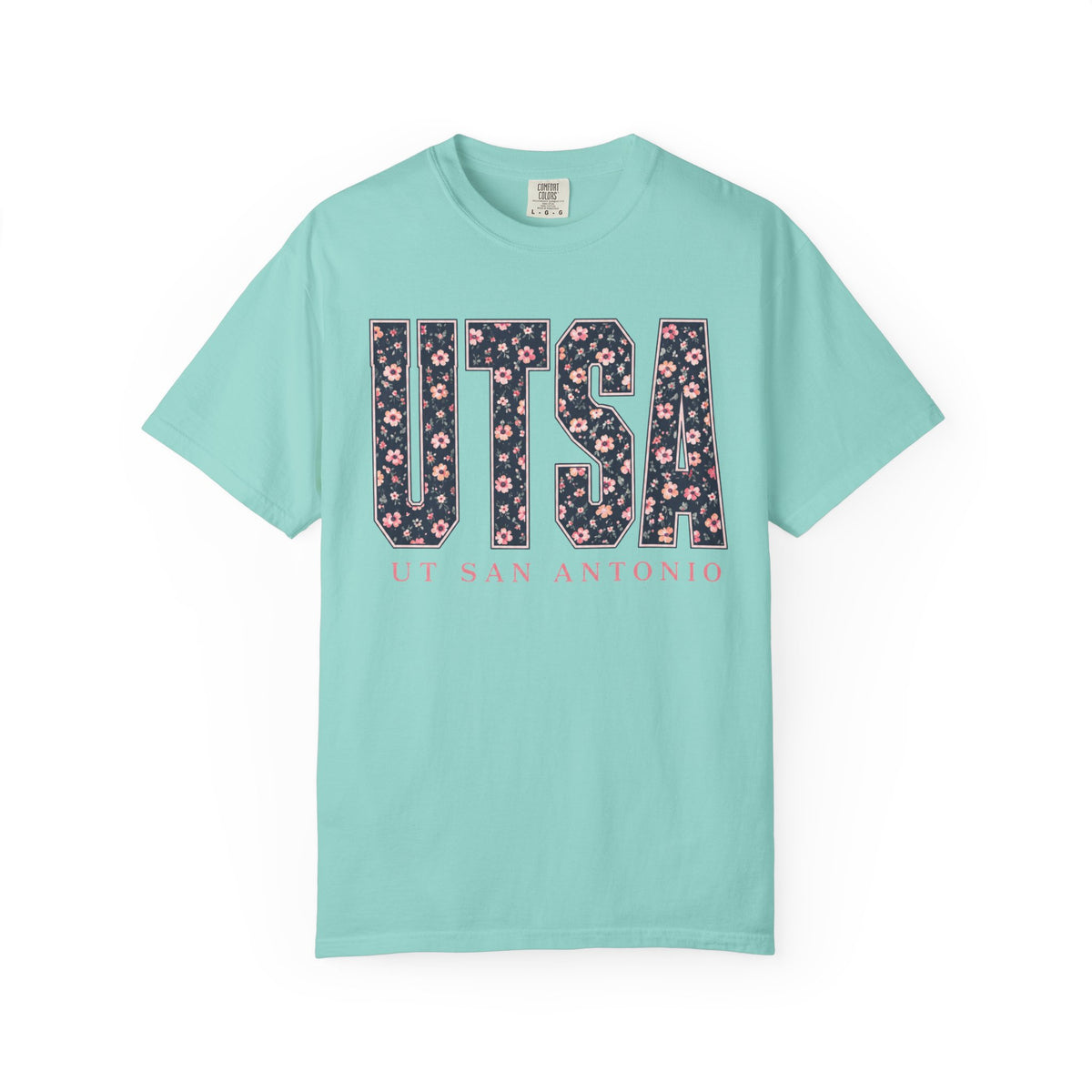 UTSA Floral Logo T‑Shirt — UT San Antonio Collegiate Tee