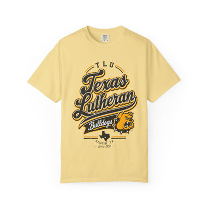 Texas Lutheran Bulldogs Vintage Script T-Shirt