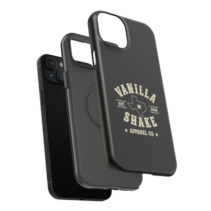 Black w/Ivory Logo lmpact-Resistant Phone Cases