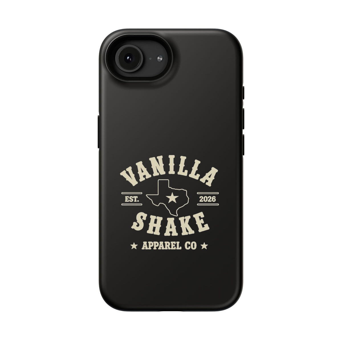 Black w/Ivory Logo lmpact-Resistant Phone Cases