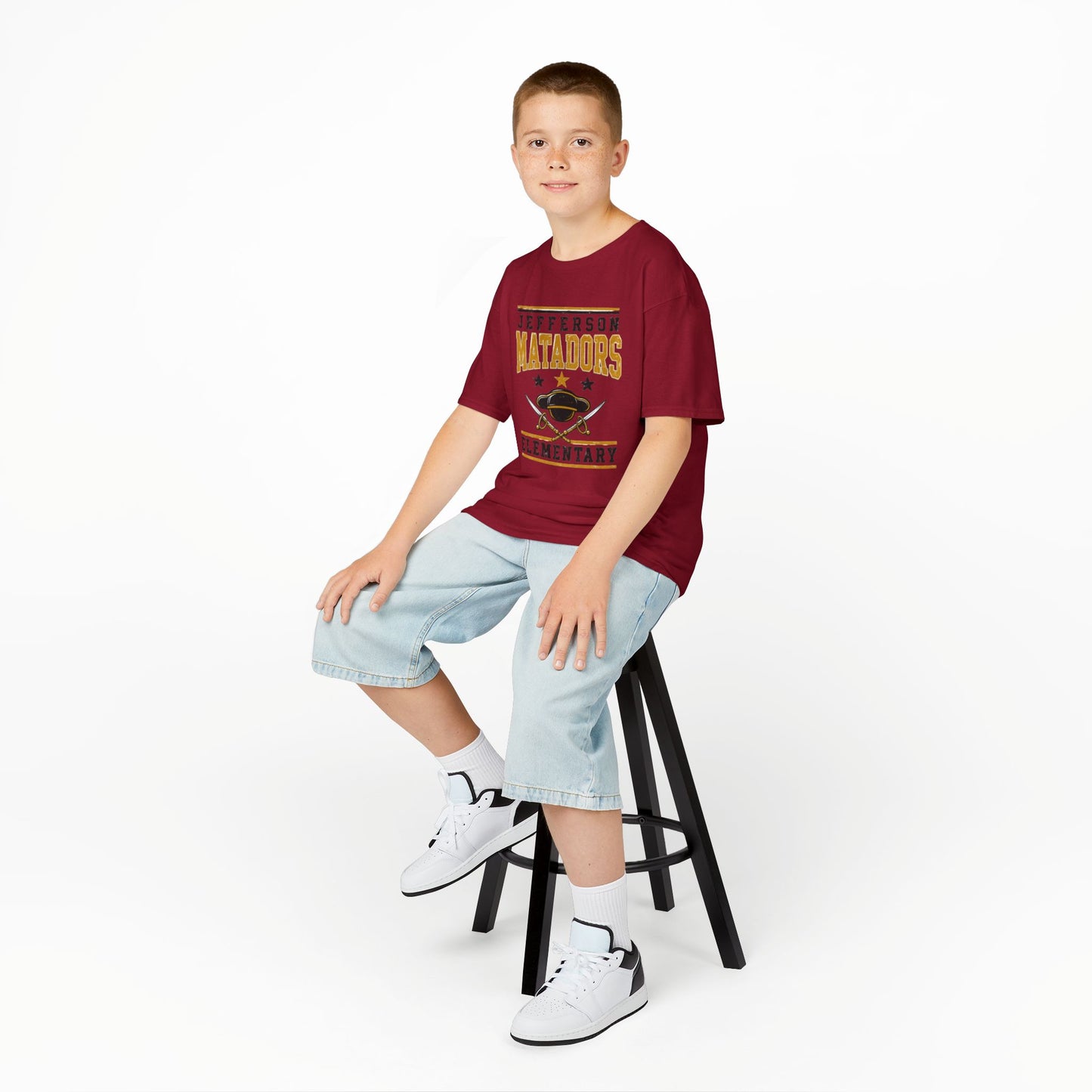 Jefferson Matadors Elementary Kids T-Shirt — School Spirit Tee