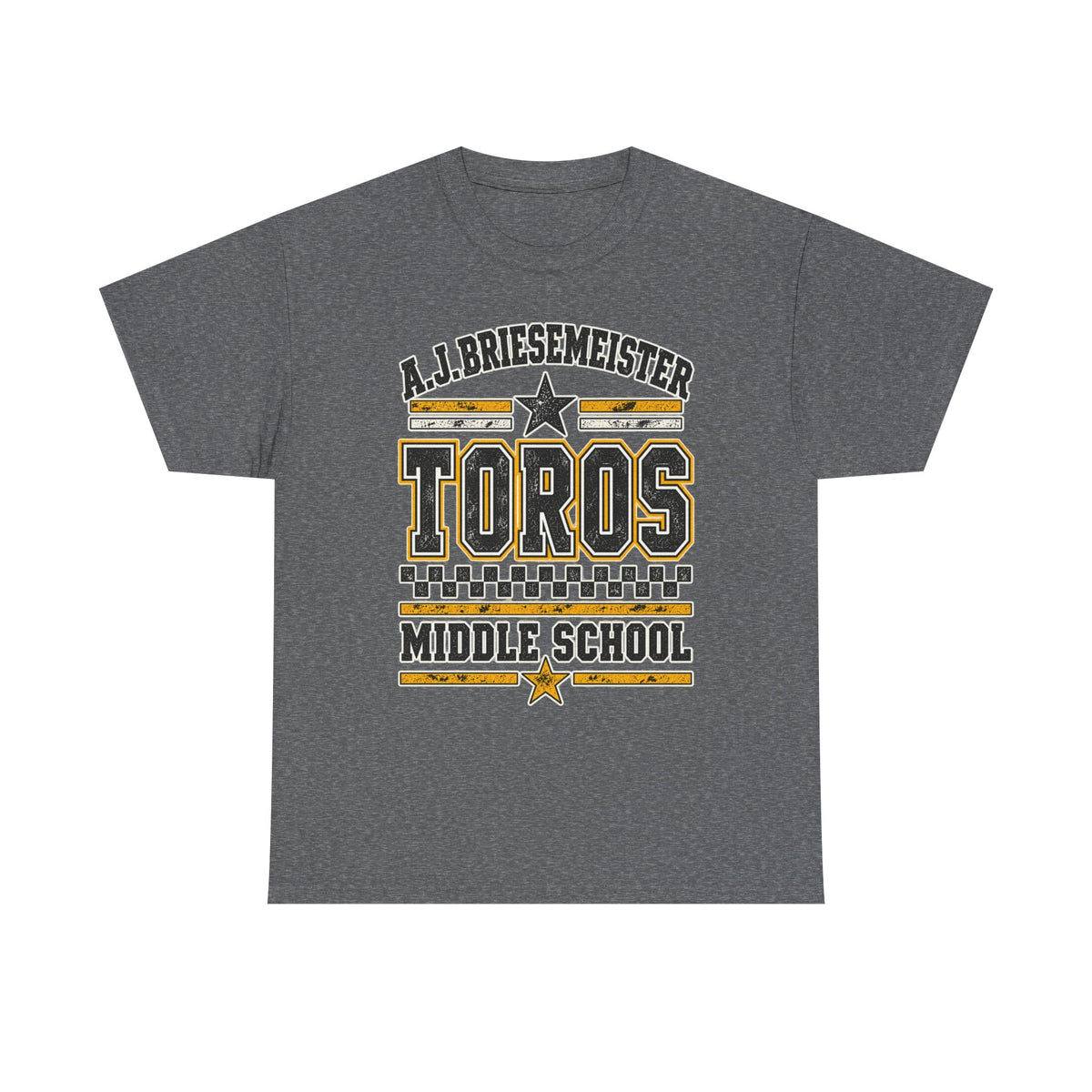 Toros Middle School Tee — A.J. Briesemeister School Spirit T-Shirt