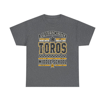 Toros Middle School Tee — A.J. Briesemeister School Spirit T-Shirt