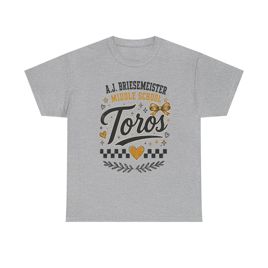 Toros Middle School Tee — L.J. Briesemaster School Spirit Shirt