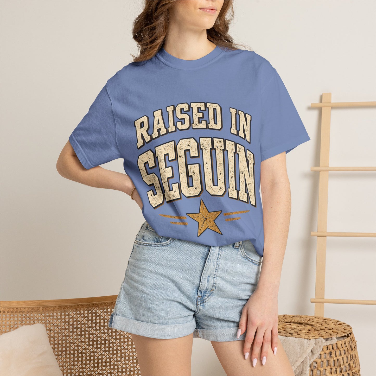 Raised in Seguin T-Shirt — Vintage Texas Pride Tee