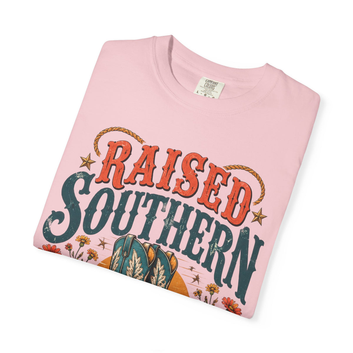 Raised Southern T-Shirt — Gonzales, Texas Retro Western Tee