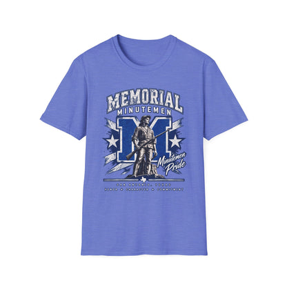 Memorial Minutemen Graphic T-Shirt — Vintage Patriot Military Tribute Tee