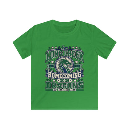 Homecoming Dragons Kids Tee — Long Creek 2026 School Spirit Shirt