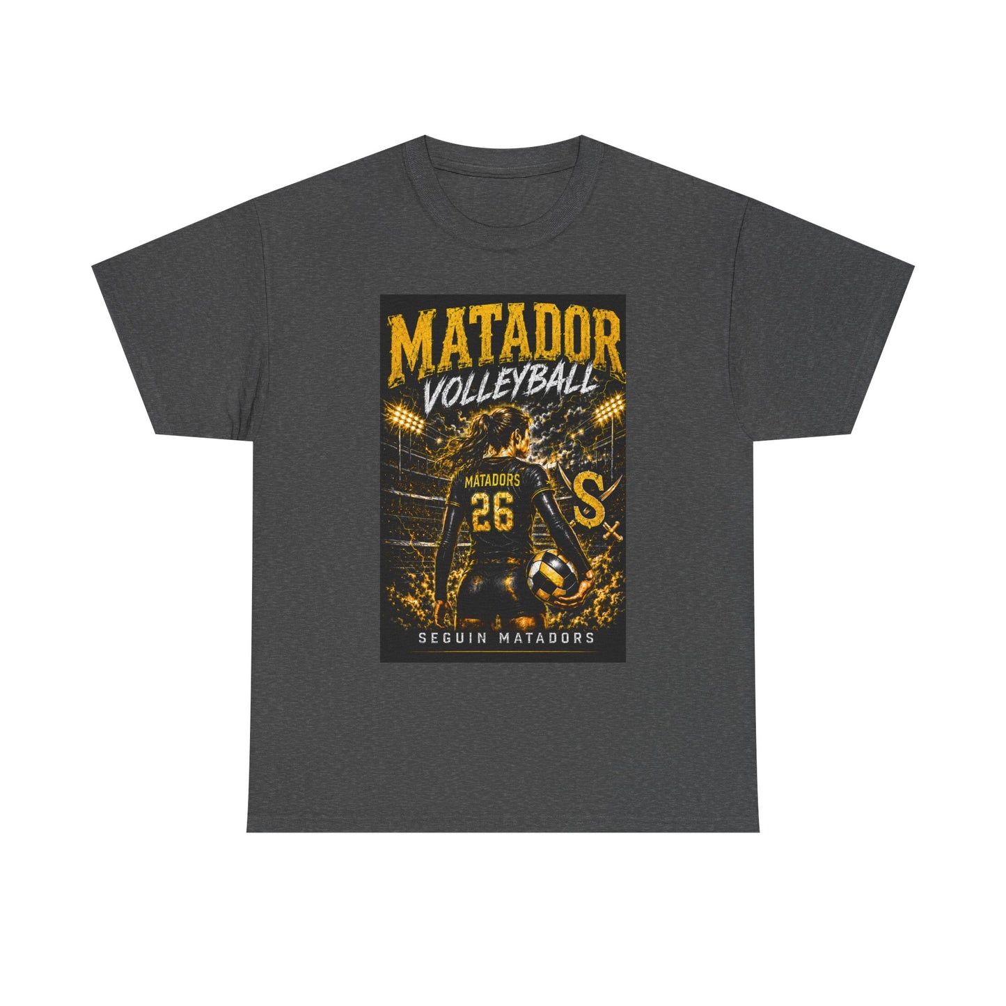 Matador Volleyball Team Tee — Sequoia Matadors Jersey Design