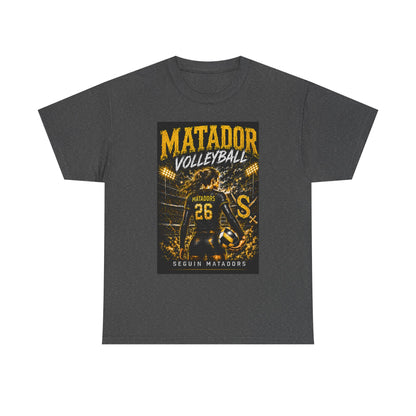 Matador Volleyball Team Tee — Sequoia Matadors Jersey Design