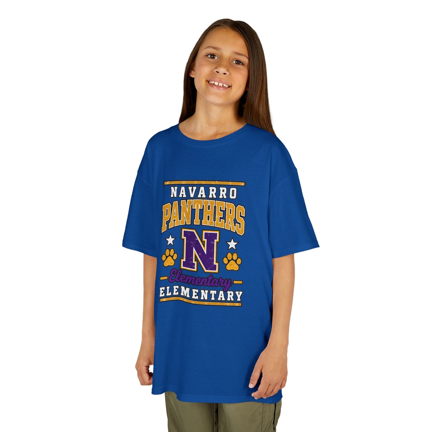 Navarro Panthers Kids T-Shirt — 'N' Elementary School Spirit Tee