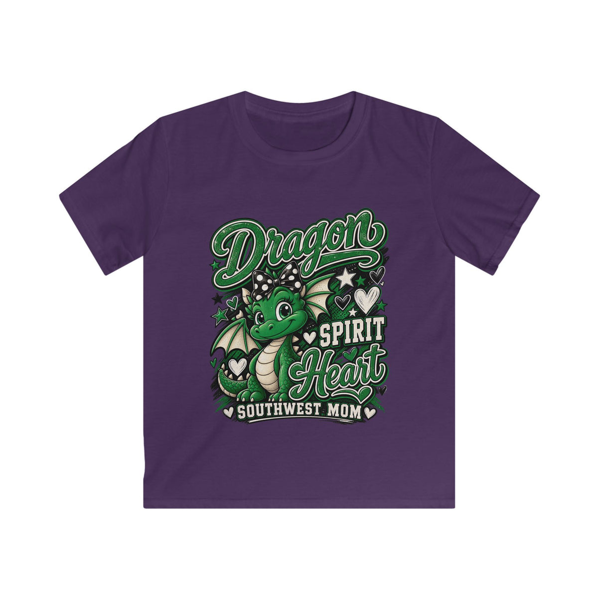 Kids Dragon Spirit Tee — "Dragon Spirit Heart" Southwest Mom Youth T-Shirt