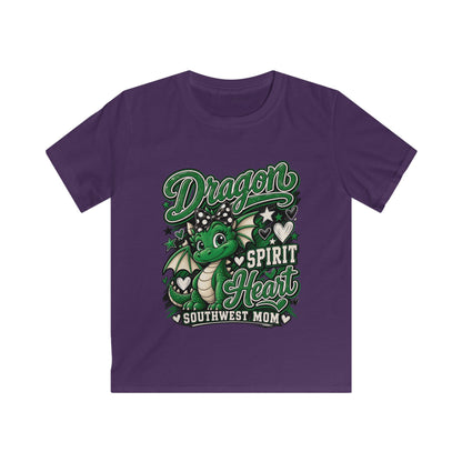 Kids Dragon Spirit Tee — "Dragon Spirit Heart" Southwest Mom Youth T-Shirt