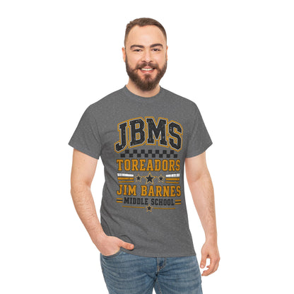 Jim Barnes Middle School Toreadors Tee — JBMS School Spirit T-Shirt