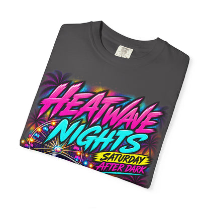 Heatwave Nights T-Shirt — Gonzales, Texas Retro Neon Party Tee