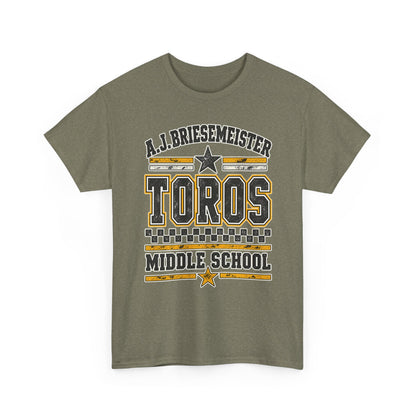 Toros Middle School Tee — A.J. Briesemeister School Spirit T-Shirt