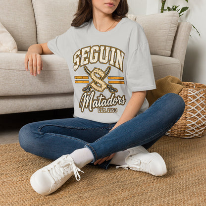 Seguin Matadors Vintage T-Shirt — School Spirit Baseball Design