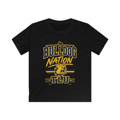 Kids Bulldog Nation Tee – Youth Bulldog Mascot School Spirit Shirt
