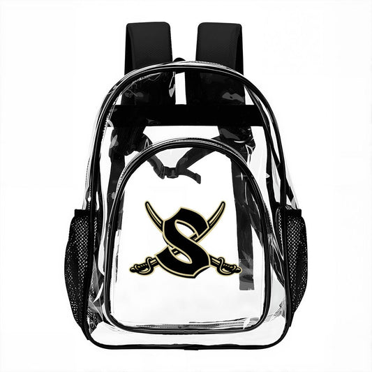 Seguin Matadors Clear Backpack with Mesh Pockets
