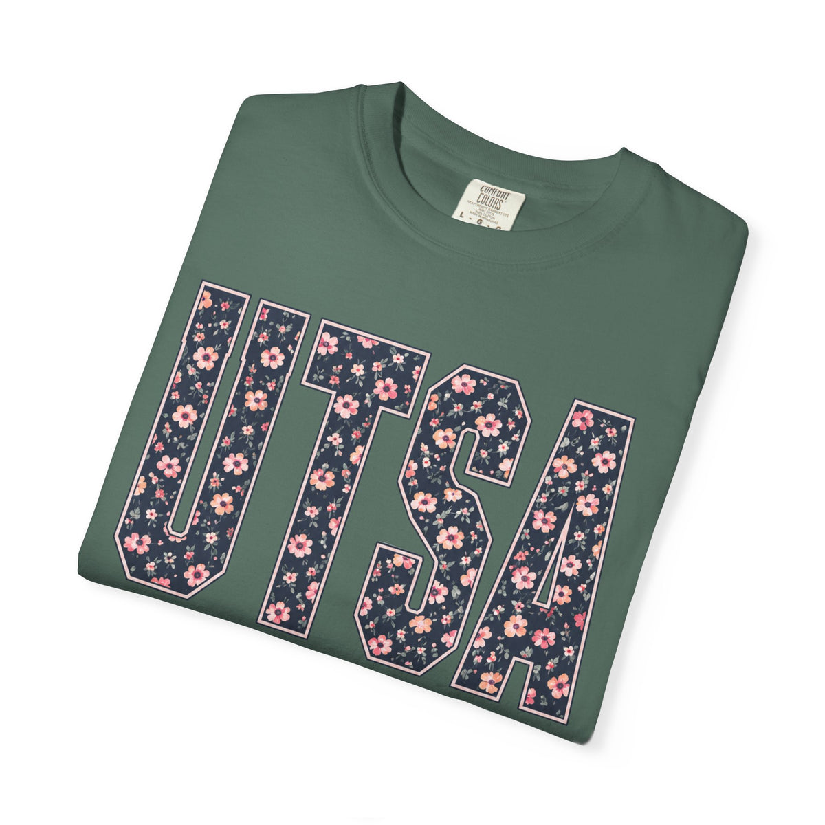 UTSA Floral Logo T‑Shirt — UT San Antonio Collegiate Tee