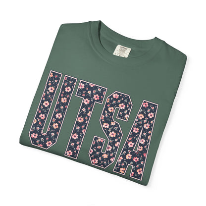 UTSA Floral Logo T‑Shirt — UT San Antonio Collegiate Tee