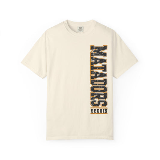 Matadors Seguin Vertical Logo T‑Shirt — Wilson 23 Back Jersey Tee