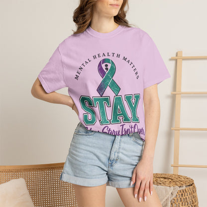 Mental Health Awareness 'Stay — Your Story Isn't Over' T-Shirt
