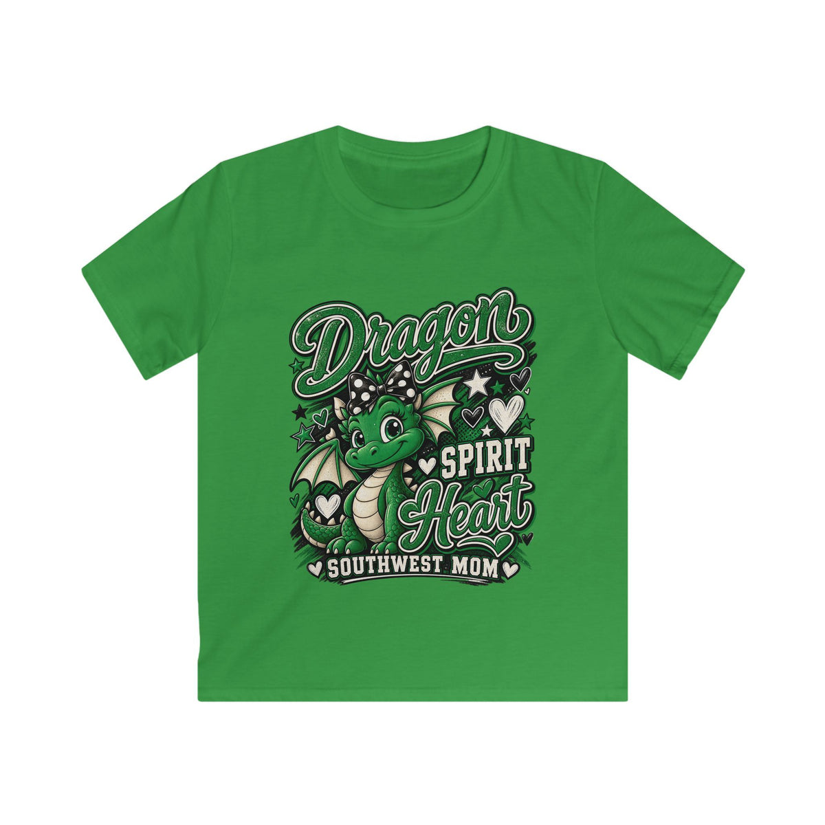 Kids Dragon Spirit Tee — "Dragon Spirit Heart" Southwest Mom Youth T-Shirt
