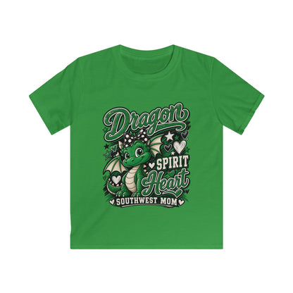 Kids Dragon Spirit Tee — "Dragon Spirit Heart" Southwest Mom Youth T-Shirt