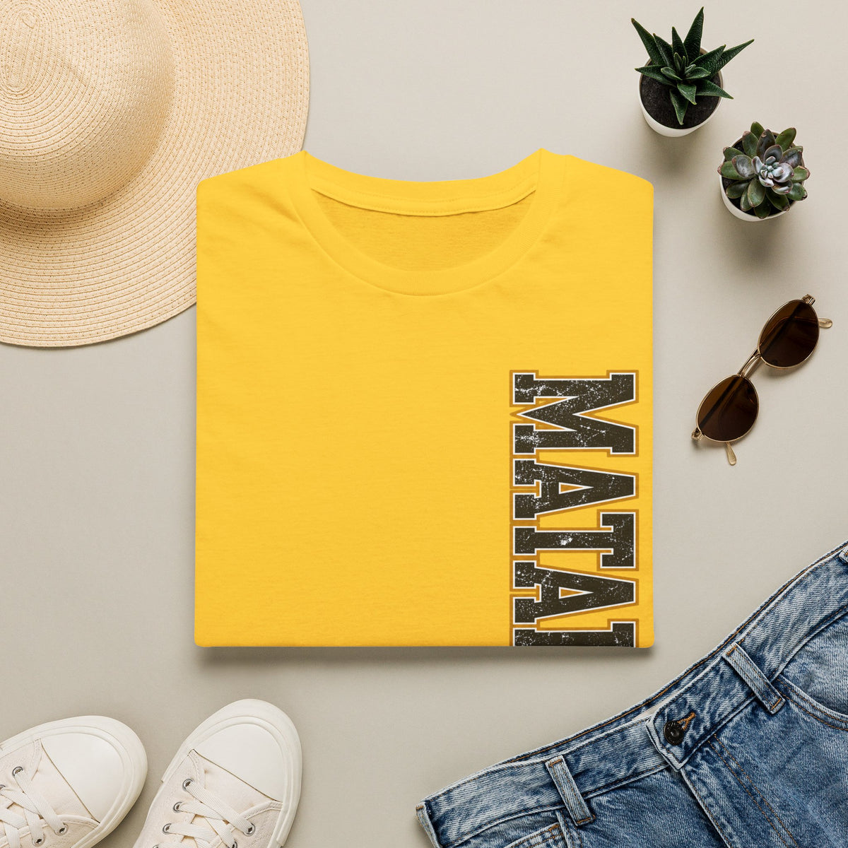 Matadors Vertical Graphic T-Shirt — Vintage Collegiate Sports Tee