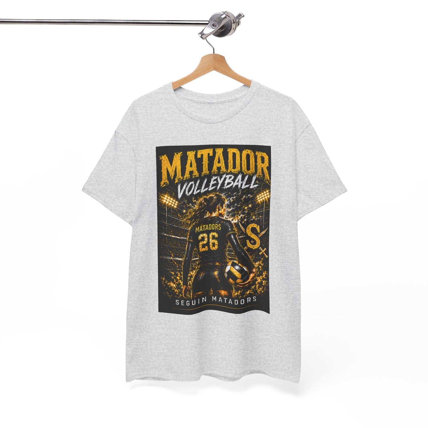 Matador Volleyball Team Tee — Sequoia Matadors Jersey Design