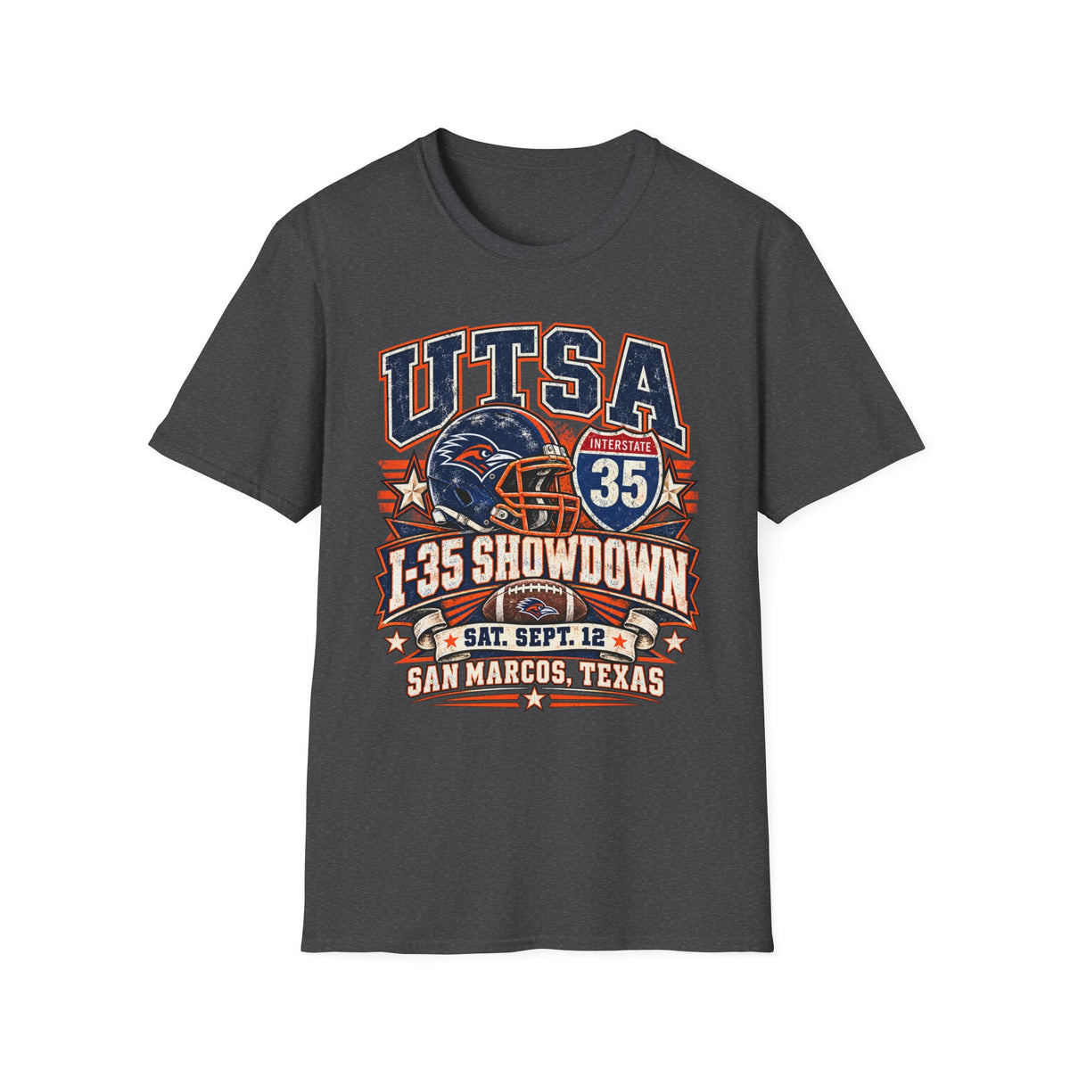 UTSA Football I-35 Showdown Tee — San Marcos Game Day Shirt