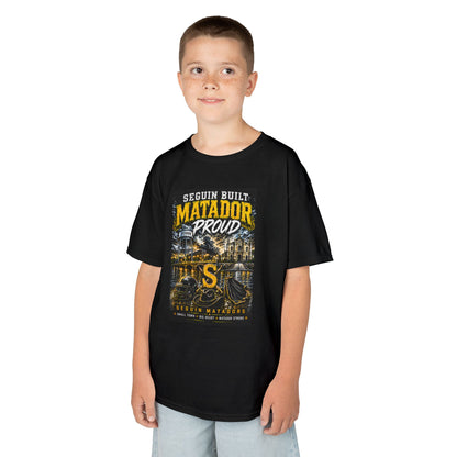 Kids T-Shirt — Seguin Built Matador Proud School Spirit Tee
