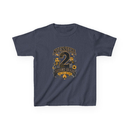 Koennecke 2 Second Grade Kids T-Shirt — Personalized Back-to-School Tee