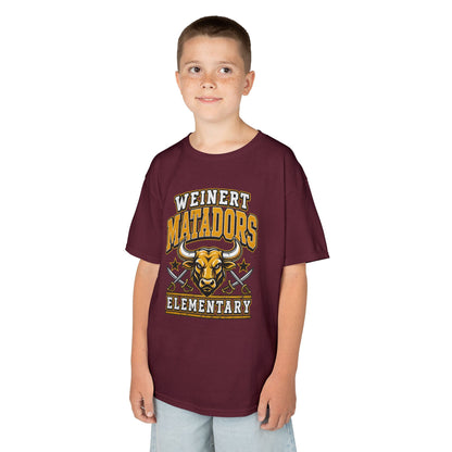 Weinert Matadors Elementary Kids T-Shirt — School Mascot Tee